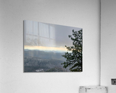 Overlook with Snow Acrylic Print