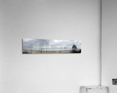 Cannon Beach - Haystack Rock with Grass Acrylic Print