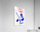 1980 California Angels Retro Poster Acrylic Print