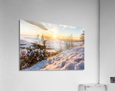 Sunset in the Snow Acrylic Print
