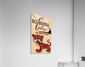 Vintage Occidental College Tigers Art Acrylic Print