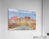 Road towards Monument Valley Impression acrylique