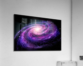 Spiral Galaxy in deep spcae 3D illustration  Acrylic Print