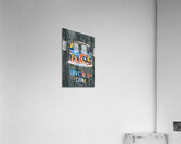 Vintage bus license plates Acrylic Print