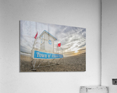 Atlantic Beach Lifeguard Tower at Sunset Acrylic Print
