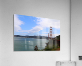 Red Tails Of San Fran Bridge  Acrylic Print