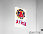 1985 California Angels Retro Poster Acrylic Print