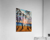 Couple on Luquillo Beach Puerto Rico Acrylic Print