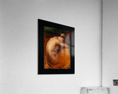 Study of a Female Nude by Henri Lehmann Remastered Xzendor7 Classical Fine Art Old Masters Reproductions Acrylic Print