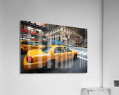 Yellow taxis in New York City Acrylic Print