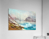 The Dreieckhorn and Aletsch Glacier seen from the Maerjelensee, Valais, 1885 Acrylic Print