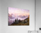 A view of the Jungfrau Massif seen from Grindelwald Acrylic Print