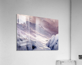 The Glacier des Bossons, Chamonix Acrylic Print
