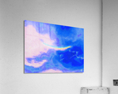beach lavender sky Acrylic Print
