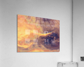 fiery sky  Impression acrylique