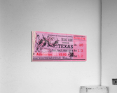 1958 Texas AM vs. Texas Longhorns Football Ticket Art Acrylic Print