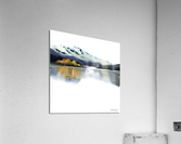Autumn Mountain Square  Acrylic Print