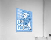 UNC Leaning Ram Art Acrylic Print