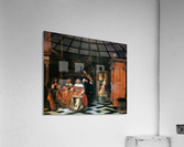 Family portrait in an opulent interior, 1663 Acrylic Print