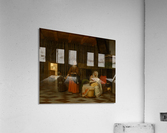 Woman and child with serving maid Acrylic Print