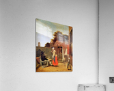 Man smoking in garden Sun Acrylic Print