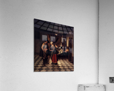 Paying the hostess Acrylic Print