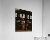 A woman and two men in an arbor Acrylic Print