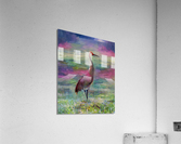 Florida Pastel Sand Crane Acrylic Print