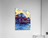 Naples Pier Van Gogh Style Beauty Acrylic Print