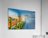   Melbourne Riverside Park Moonrise Acrylic Print