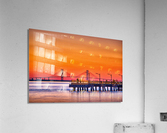 SUNSET at SIDNEY LANIER BRIDGE Acrylic Print