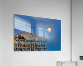 MOONRISE COCOA BEACH PIER Acrylic Print