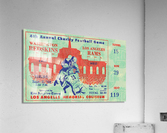 1948 Washington Redskins vs. LA Rams Ticket Art Acrylic Print
