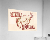 Vintage Santa Clara Broncos Wall Art Acrylic Print