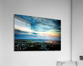Ocean City Twilight Skyline Acrylic Print