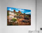 Arches Sunset View Acrylic Print