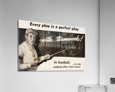 1954 Vintage Football Coach Art Acrylic Print