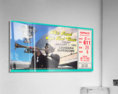 1982 Pitt vs. Georgia Sugar Bowl Ticket Stub Art  Acrylic Print