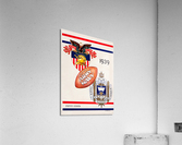 1939 Army Navy Football Program Cover Art Acrylic Print