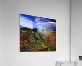 THE RIO GRANDE GORGE NEAR TAOS NEW MEXICO   Acrylic Print