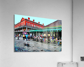 CAFE DU MONDE IN NEW ORLEANS FRENCH QUARTER  Acrylic Print