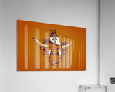 1960 Texas Longhorn Cartoon Art Acrylic Print
