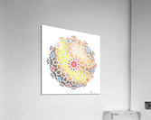 mosaique avec Fond Blanc Acrylic Print