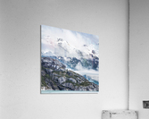Foggy Alaskan Mountains Acrylic Print
