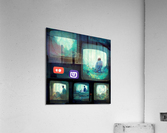 Streamer Struggling Acrylic Print