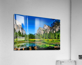 LANDSCAPES COLLECTION - YOSEMITE NATIONAL PARK - VALLEY VIEW  Acrylic Print