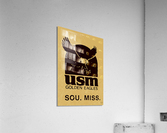 1974 Southern Miss Golden Eagles Logo Art Acrylic Print