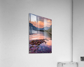 Lake McDonalds Rocks  Acrylic Print