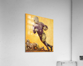 Autumn Gridiron Sunset Acrylic Print