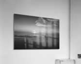 BW Dance by the Seashore Soothing Fall Sunset  Acrylic Print